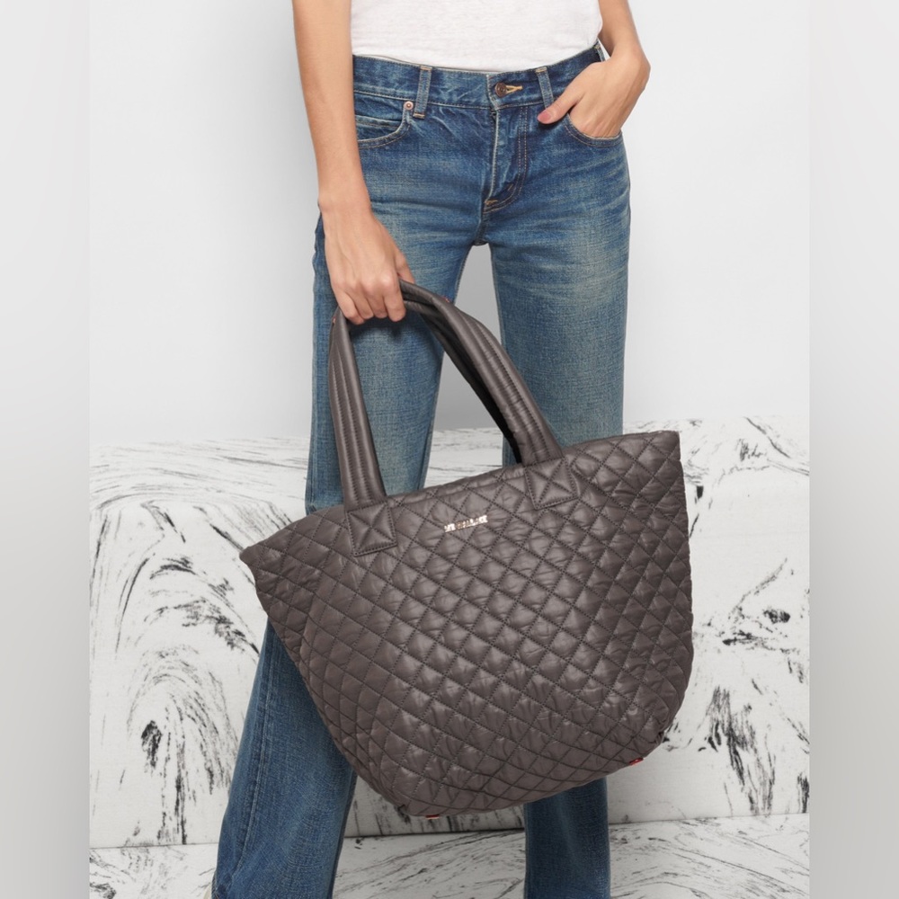 MZ Wallace Metro Tote Large in Magnet Gray - Picture 1 of 17